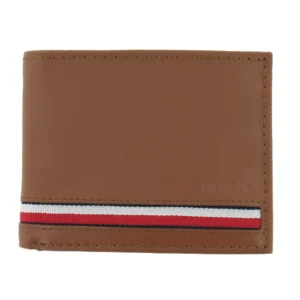 Tommy Hilfiger Hombre Cartera Doble Plegable 2 Pliegues con Protección RFID